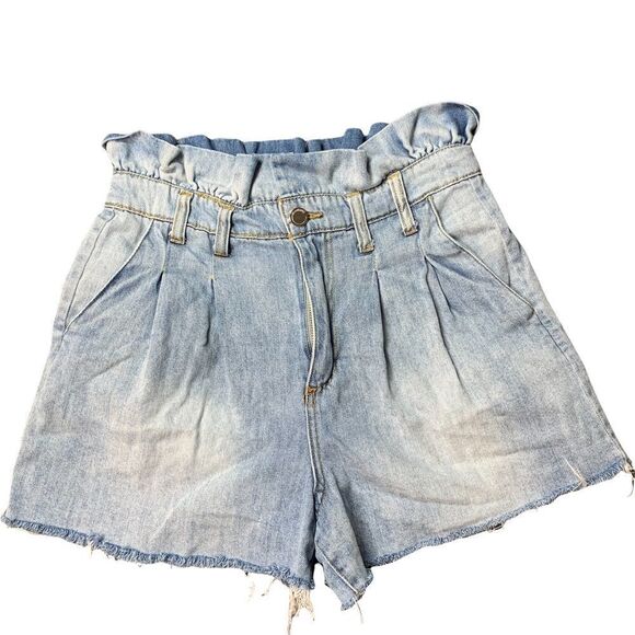 Blank NYC Ultra High Waisted Denim Shorts - Picture 1 of 9
